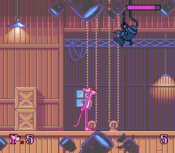 Pink Goes to Hollywood (USA) In game screenshot